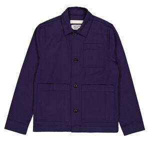 Outland Dubliner Blue Cotton Twill Workwear Jacket Chore Coat Size M